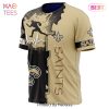 NEW FASHION 2023 New Orleans Saints T-shirt Halloween Horror Night gift for fan