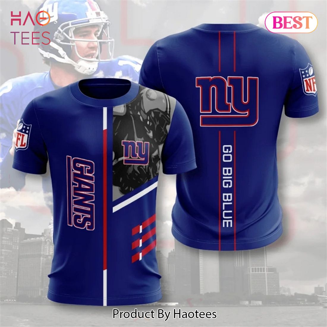 Big Blue New York Giants soccer jersey