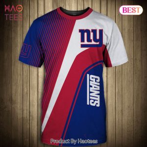 NEW FASHION 2023 New York Giants T-shirt 3D Short Sleeve O Neck gift for fan NFL