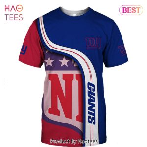NEW FASHION 2023 New York Giants T-shirt 3D summer Short Sleeve gift for fan