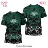 NEW FASHION 2023 New York Jets T-shirt Halloween Horror Night gift for fan