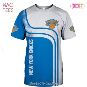 NEW FASHION 2023 New York Knicks T-shirt 3D Short Sleeve O Neck gift for fan