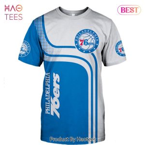 NEW FASHION 2023 Philadelphia 76ers T-shirt 3D Short Sleeve O Neck gift for fan