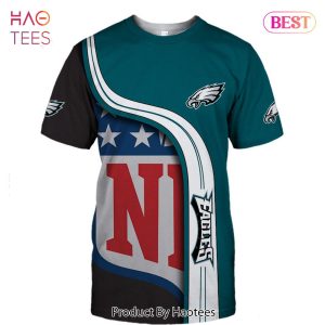 NEW FASHION 2023 Philadelphia Eagles T-shirt 3D summer Short Sleeve gift for fan