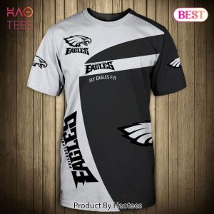 NEW FASHION 2023 Philadelphia Eagles T-shirt 3D _fly ,Eagles, fly !_Short Sleeve