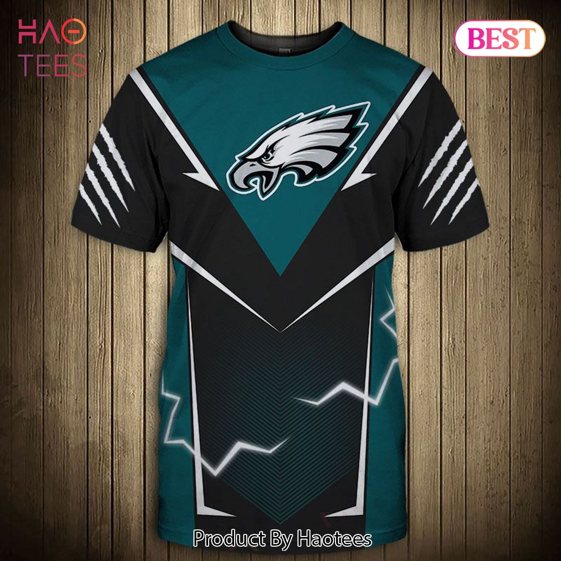 NEW FASHION 2023 Philadelphia Eagles T-shirts lightning graphic gift for men