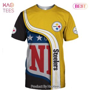 NEW FASHION 2023 Pittsburgh Steelers T-shirt 3D summer Short Sleeve gift for fan