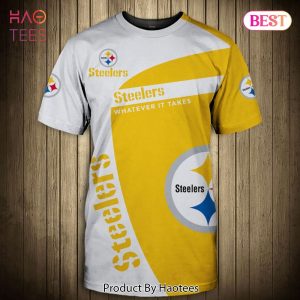 NEW FASHION 2023 Pittsburgh Steelers T-Shirt 3D _whatever it takes_ Short Sleeve