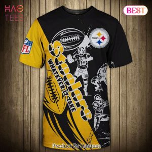 NEW FASHION 2023 Pittsburgh Steelers T-shirt Graphic Cartoon player gift for fans