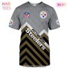 NEW FASHION 2023 Pittsburgh Steelers T-shirt Short Sleeve custom cheap gift for fans