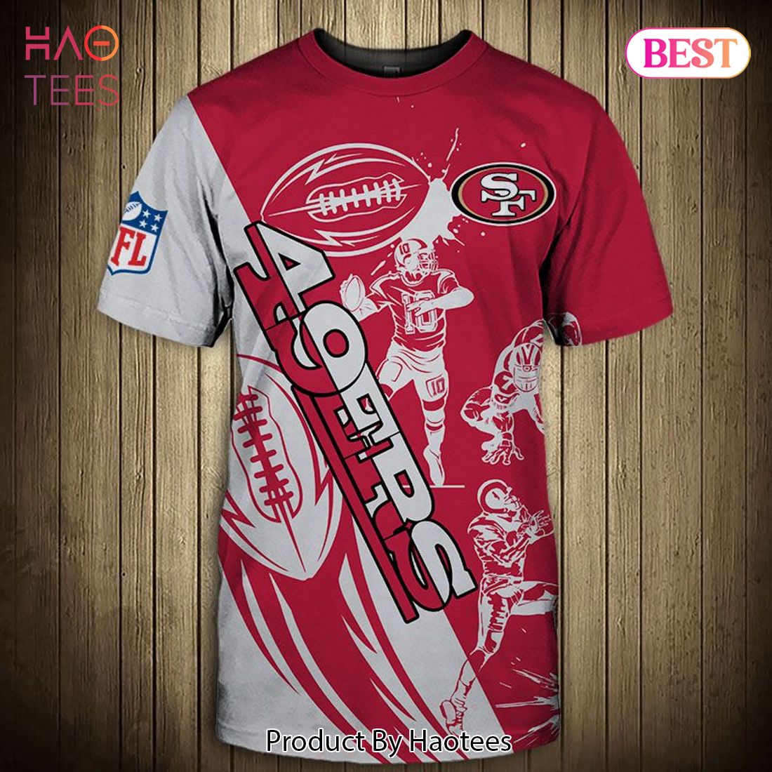 NEW FASHION 2023 San Francisco 49ers T-shirt Graphic Cartoon player gift  for fans