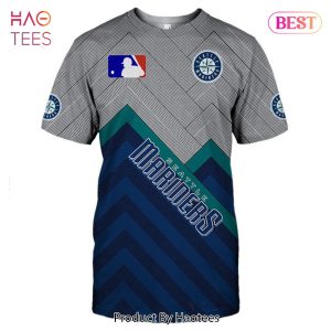 NEW FASHION 2023 Seattle Mariners T-shirt 3D Short Sleeve O Neck gift for fan