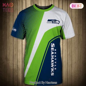 NEW FASHION 2023 Seattle Seahawks T-shirt 3D Short Sleeve O Neck gift for fan NFL