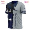 NEW FASHION 2023 Seattle Seahawks T-shirt Halloween Horror Night gift for fan