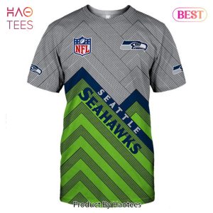 NEW FASHION 2023 Seattle Seahawks T-shirt Short Sleeve custom cheap gift for fans