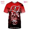 NEW FASHION 2023 Tampa Bay Buccaneers T-shirt graphic heart ECG line NEW FASHION 2023 Tampa Bay Buccaneers T-shirt graphic heart ECG line