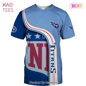 NEW FASHION 2023 Tennessee Titans T-shirt 3D summer Short Sleeve gift for fan