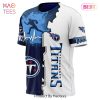 NEW FASHION 2023 Tennessee Titans T-shirt Graphic Cartoon player gift for fans
