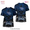NEW FASHION 2023 Tennessee Titans T-shirt Halloween Horror Night gift for fan