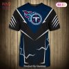 NEW FASHION 2023 Tennessee Titans T-shirt lightning graphic gift for men