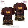 NEW FASHION 2023 Washington Football Team T-shirt lightning graphic gift for men