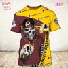 NEW FASHION 2023 Washington Football Team T-shirt lightning graphic gift for men
