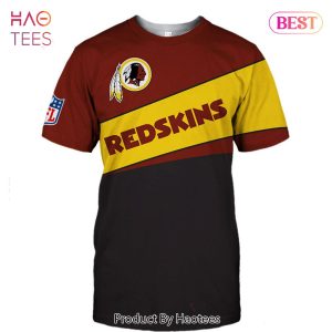 NEW FASHION 2023 Washington Redskins T-shirt 3D new style Short Sleeve gift for fan