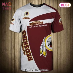NEW FASHION 2023 Washington Redskins T-shirt 3D _Hail to the Redskins_Short Sleeve