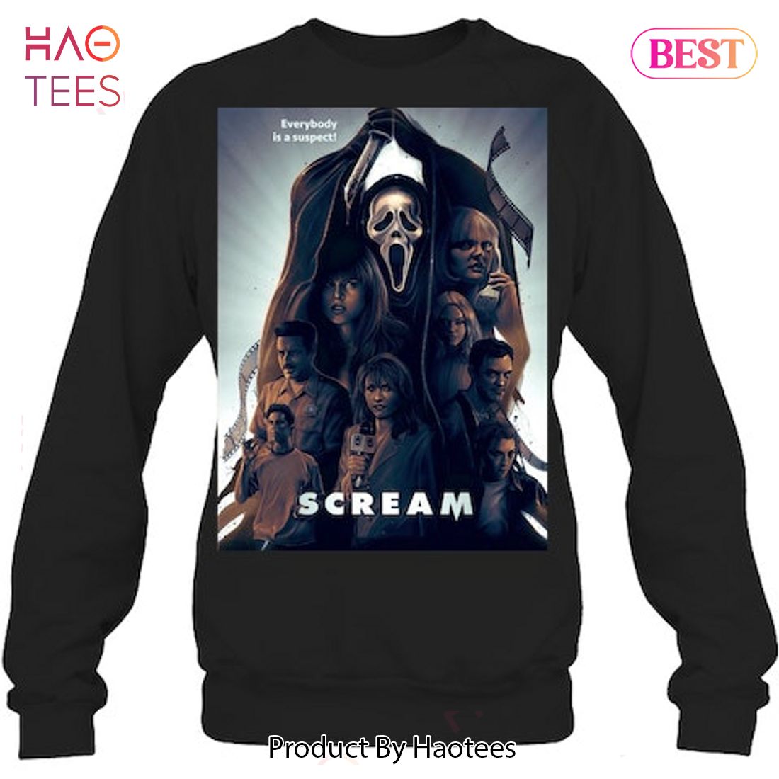 Everybody Is A Suspect Scream Movie T-Shirt Everybody Is A Suspect Scream Movie T-Shirt