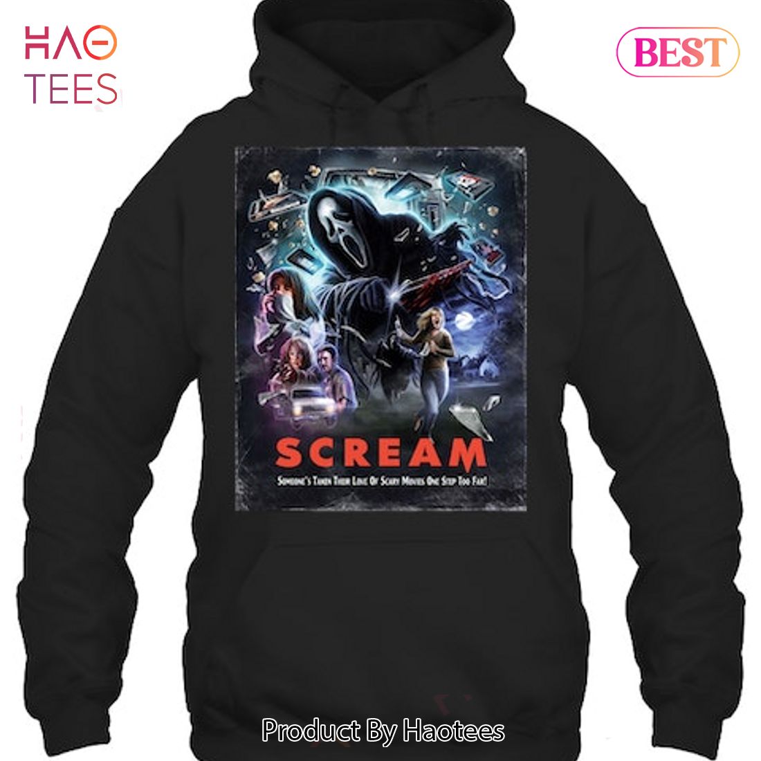 Scream Someone Taken Their Love Of Scary Movies One Step Too Far T-Shirt