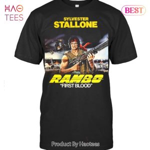 NEW Sylvester Stallone Rambo Movie First Blood T-Shirt