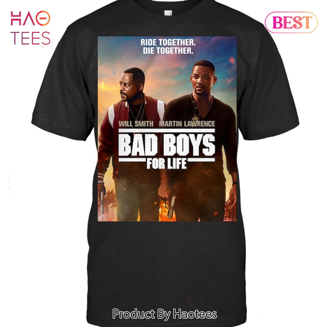 NEW Ride Together Die Together Bad Boy For Life T-Shirt NEW Ride Together Die Together Bad Boy For Life T-Shirt