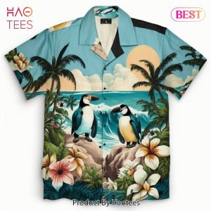 NEW Penguins Hawaiian Shirt Summer 2023