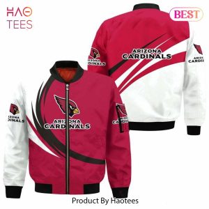 NEW FASHION 2023 Arizona Cardinals Bomber Jacket graphic curve