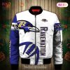 NEW FASHION 2023 Baltimore Ravens Bomber Jacket graphic curve