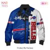 NEW FASHION 2023 Buffalo Bills Bomber jacket graphic heart ECG line