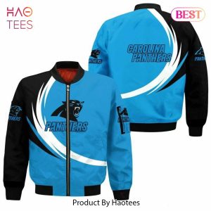 NEW FASHION 2023 Carolina Panthers Bomber Jacket graphic curve