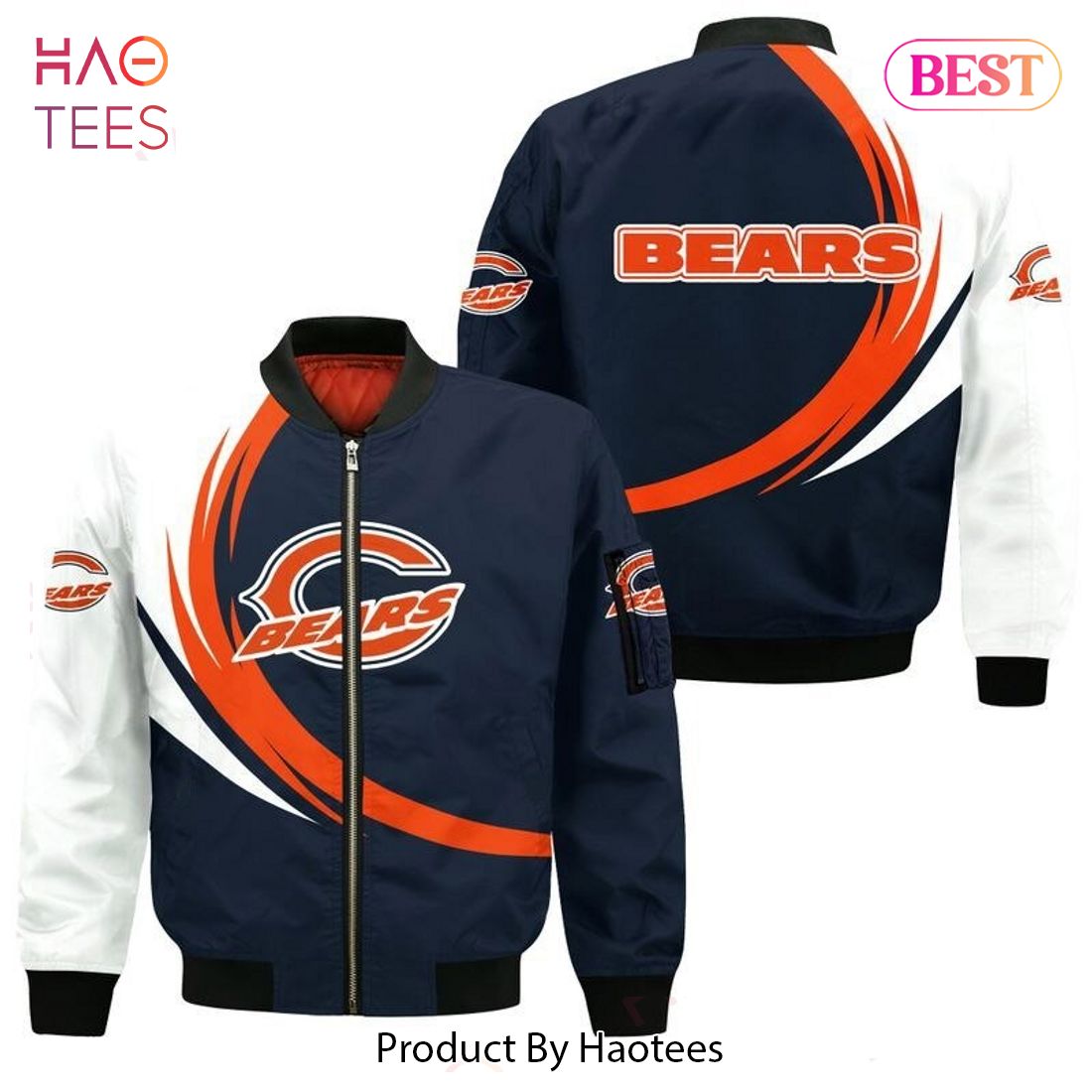 chicago bears bomber jacket