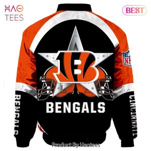 NEW FASHION 2023 Cincinnati Bengals Bomber Jacket Graphic Running men gift for fans