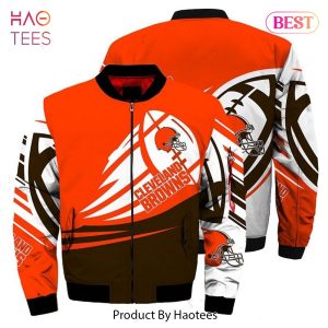 NEW FASHION 2023 Cleveland Browns Bomber Jacket graphic ultra-balls