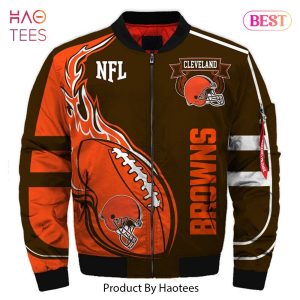 NEW FASHION 2023 Cleveland Browns bomber jacket winter coat gift for men