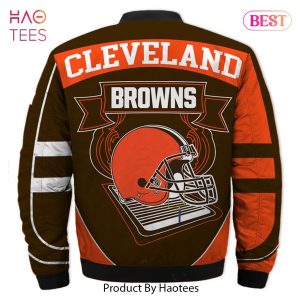 NEW FASHION 2023 Cleveland Browns bomber jacket winter coat gift for men