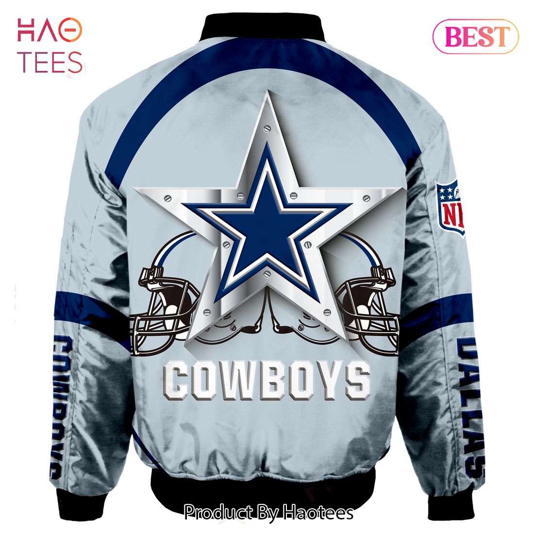 NFL Dallas Cowboys Camo Bomber Jacket Men - T-shirts Low Price