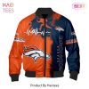 NEW FASHION 2023 Denver Broncos Bomber Jacket graphic curve NEW FASHION 2023 Denver Broncos Bomber Jacket graphic curve