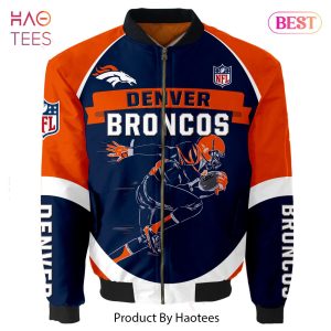 NEW FASHION 2023 Denver Broncos Bomber Jacket Graphic Running men gift for fans