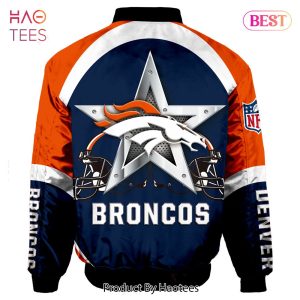 NEW FASHION 2023 Denver Broncos Bomber Jacket Graphic Running men gift for fans