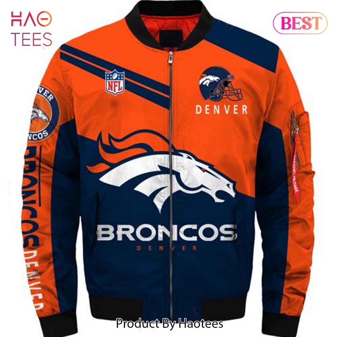 NEW FASHION 2023 Denver Broncos bomber Jacket Style winter coat gift for men