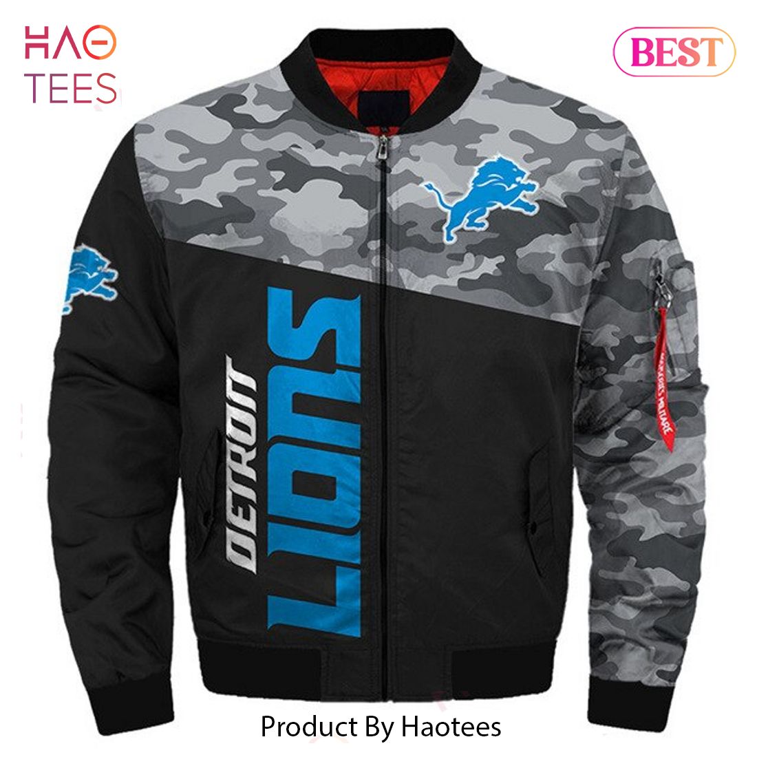 NEW FASHION 2023 Detroit Lions bomber jacket winter coat gift for men