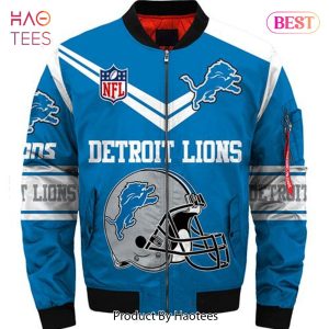 NEW FASHION 2023 Detroit Lions Jacket bomber Jacket Style winter coat gift for men