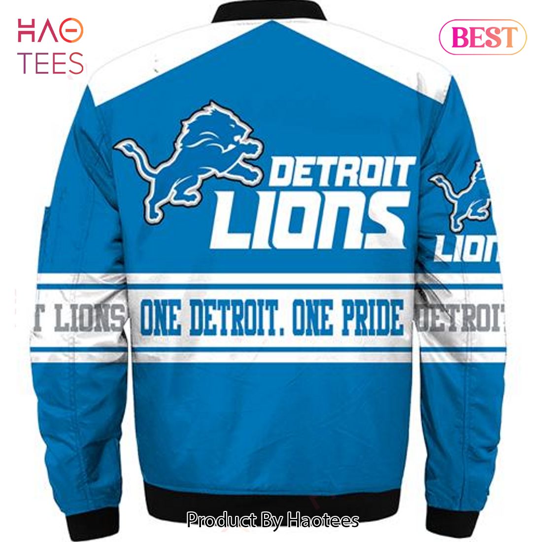 Detroit Lions Camo Bomber Jacket - T-shirts Low Price